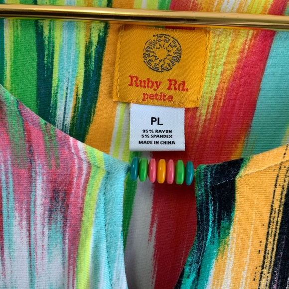 Ruby Rd. Multicolored Tunic - Picture 3 of 4